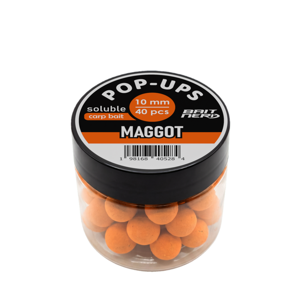 upd new 10mm pop up jars with labels maggot